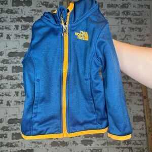 The North Face | infant blue full zip hoodie